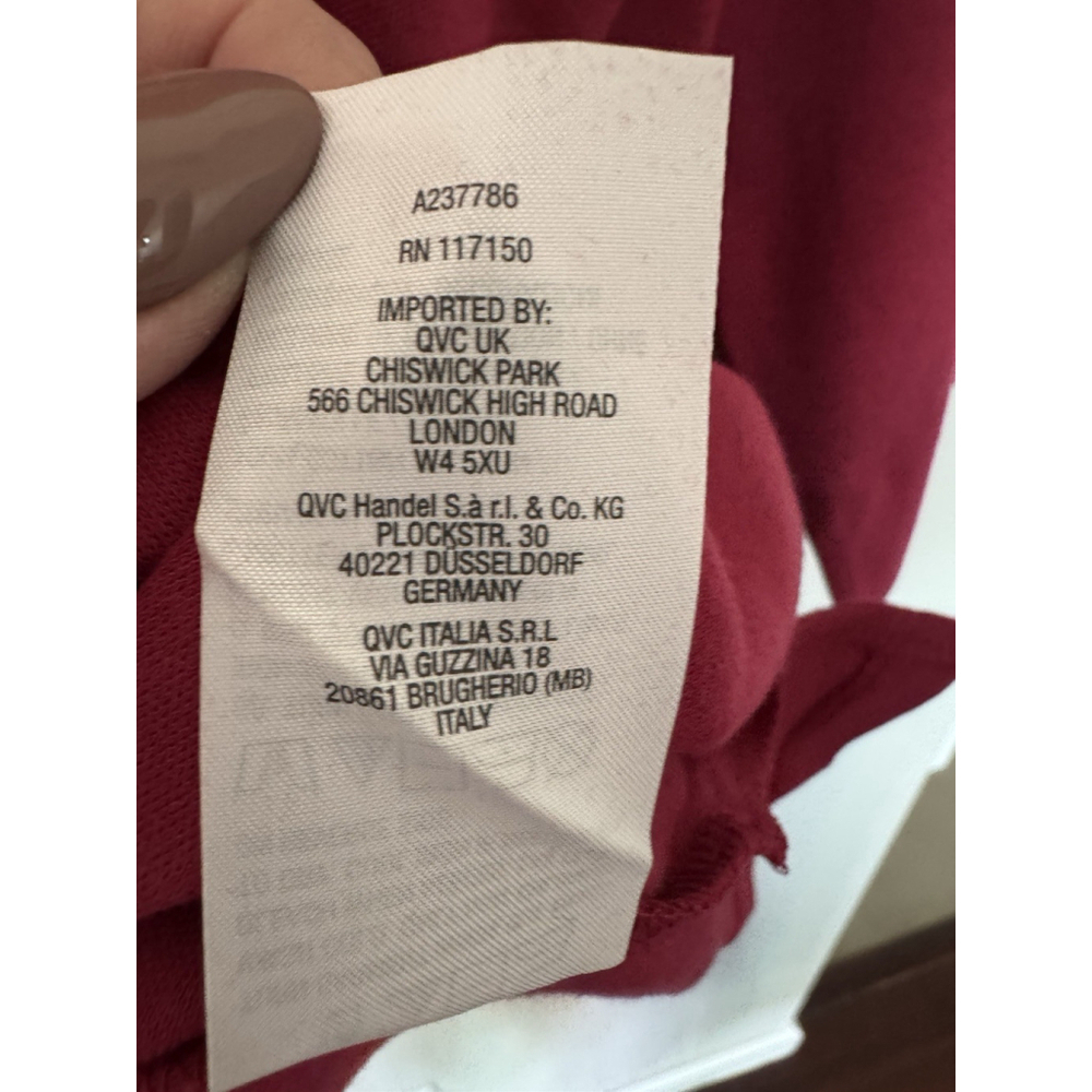 Quacker Factory - Holiday Forrest Animal Embroider 3/4 Sleeve Crew Neck Top - Picture 7 of 7